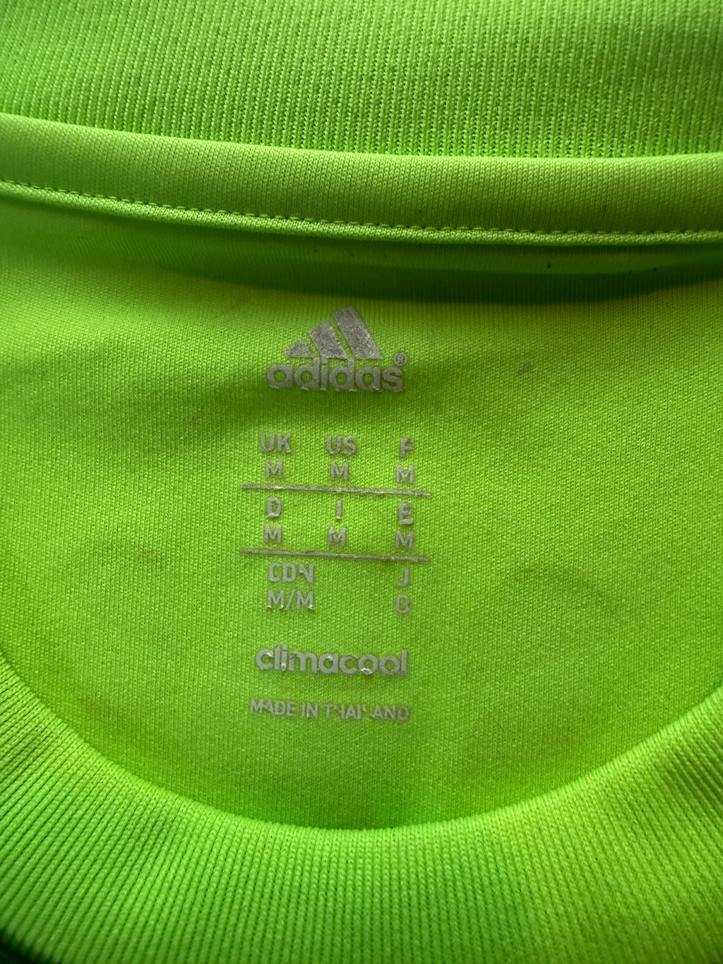 Adidas 2013-14 Sunderland GK Long Sleeve Shirt MANNONE 25 Football Jersey Size Medium