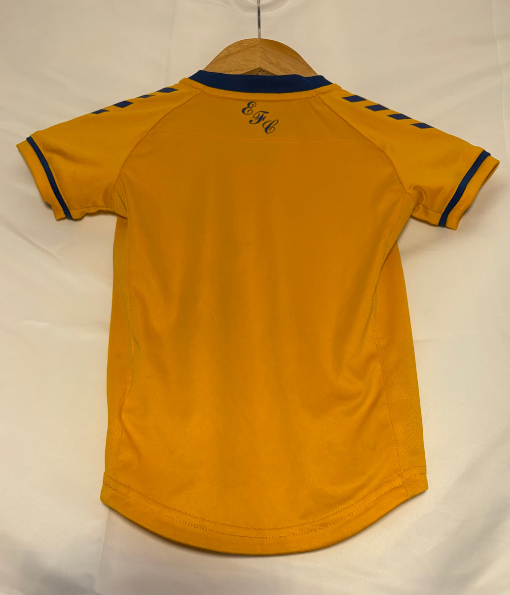 Hummel yellow Everton F.C. 2020-21 away jersey (3/4 years)