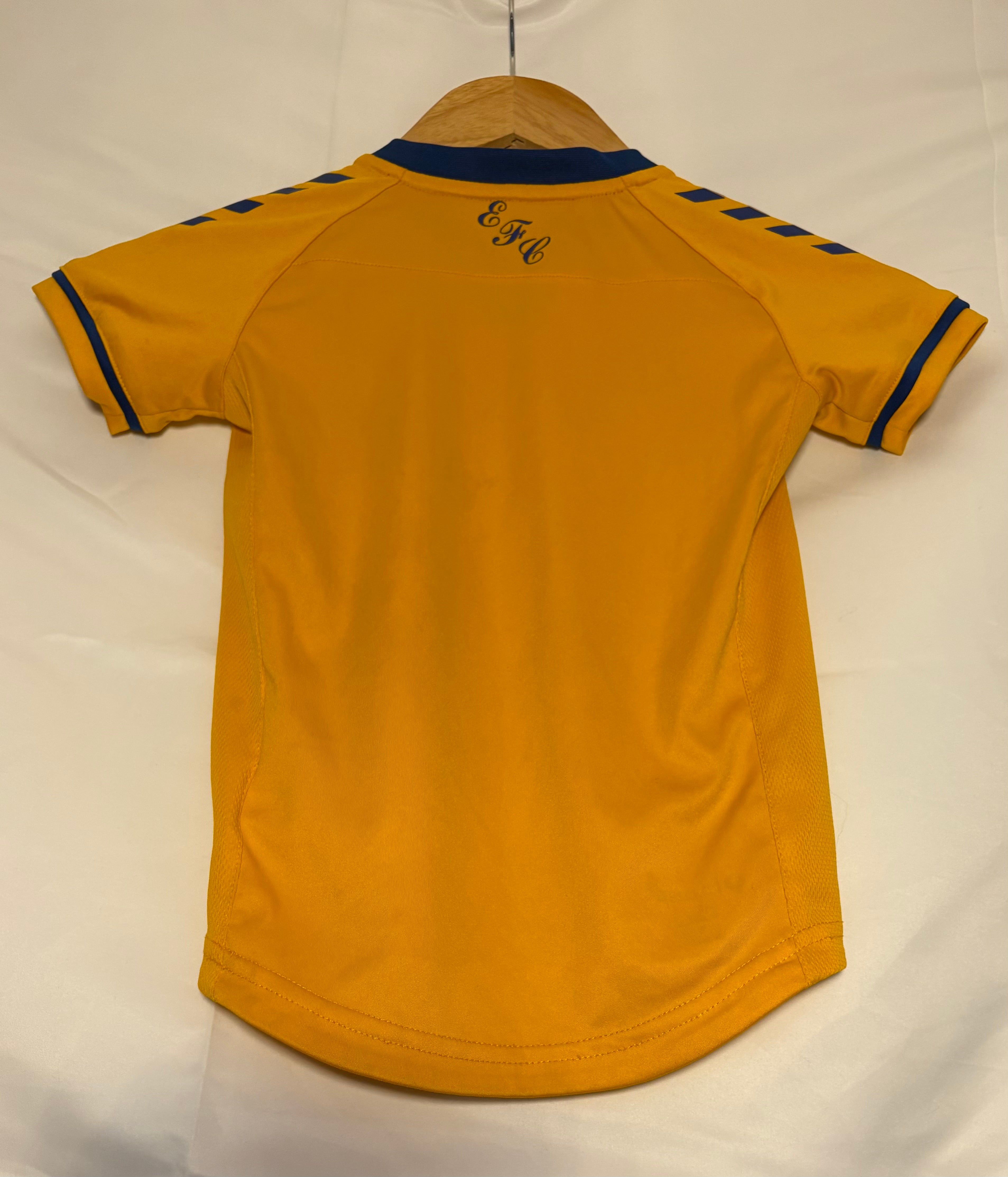 Hummel yellow Everton F.C. 2020-21 away jersey (3/4 years)
