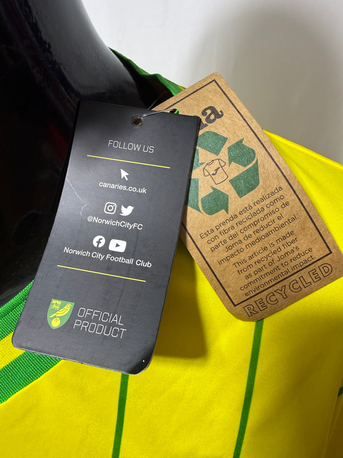 Norwich City 2022/23 Home Shirt – Joma – Long Sleeve – 4XL