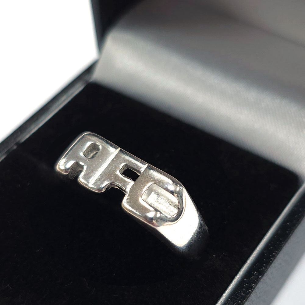 Arsenal FC Sterling Silver AFC Ring - S