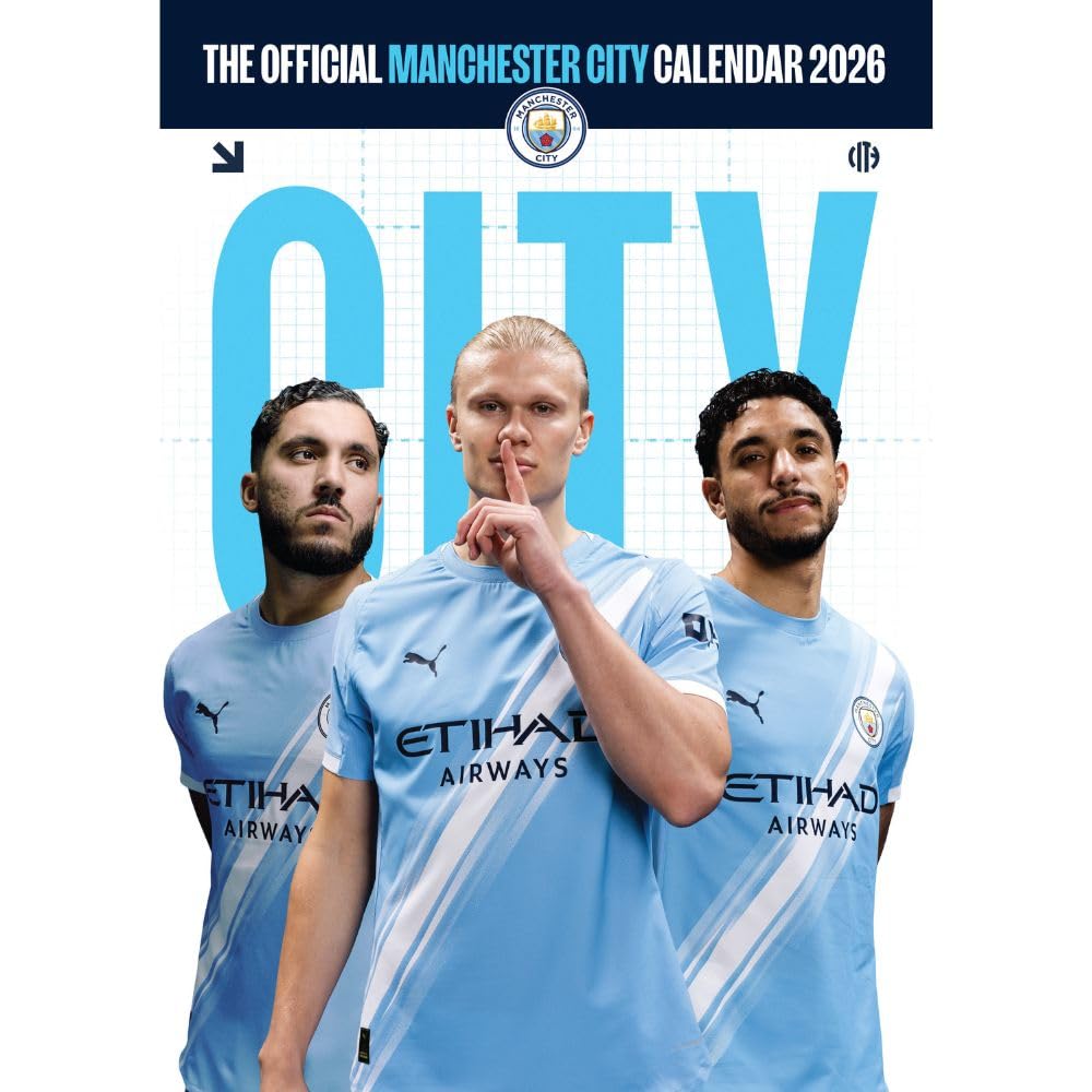 Manchester City FC A3 Calendar 2026