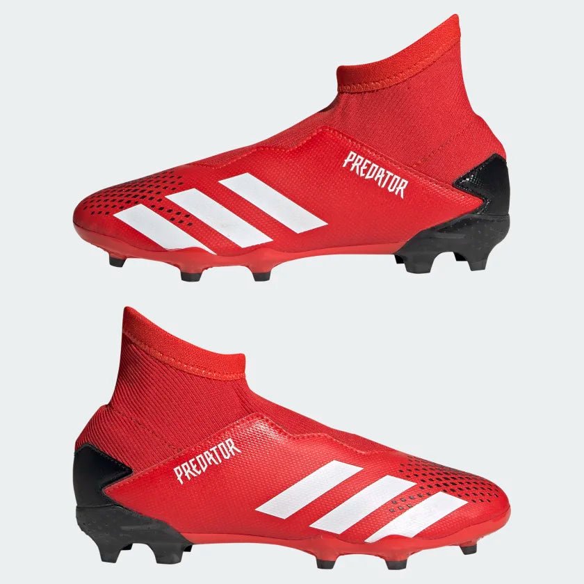 Adidas Predator 20.3 FG Kids Football Boots - Red - Morton’s football vault