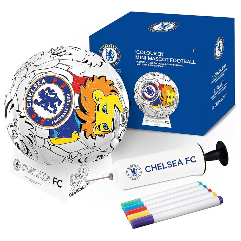 Chelsea FC 'Colour In' Mini Football Set - Morton’s football vault