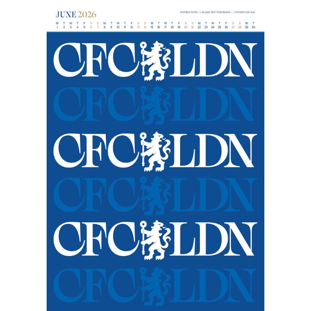Chelsea FC Deluxe Calendar 2026 - Morton’s football vault