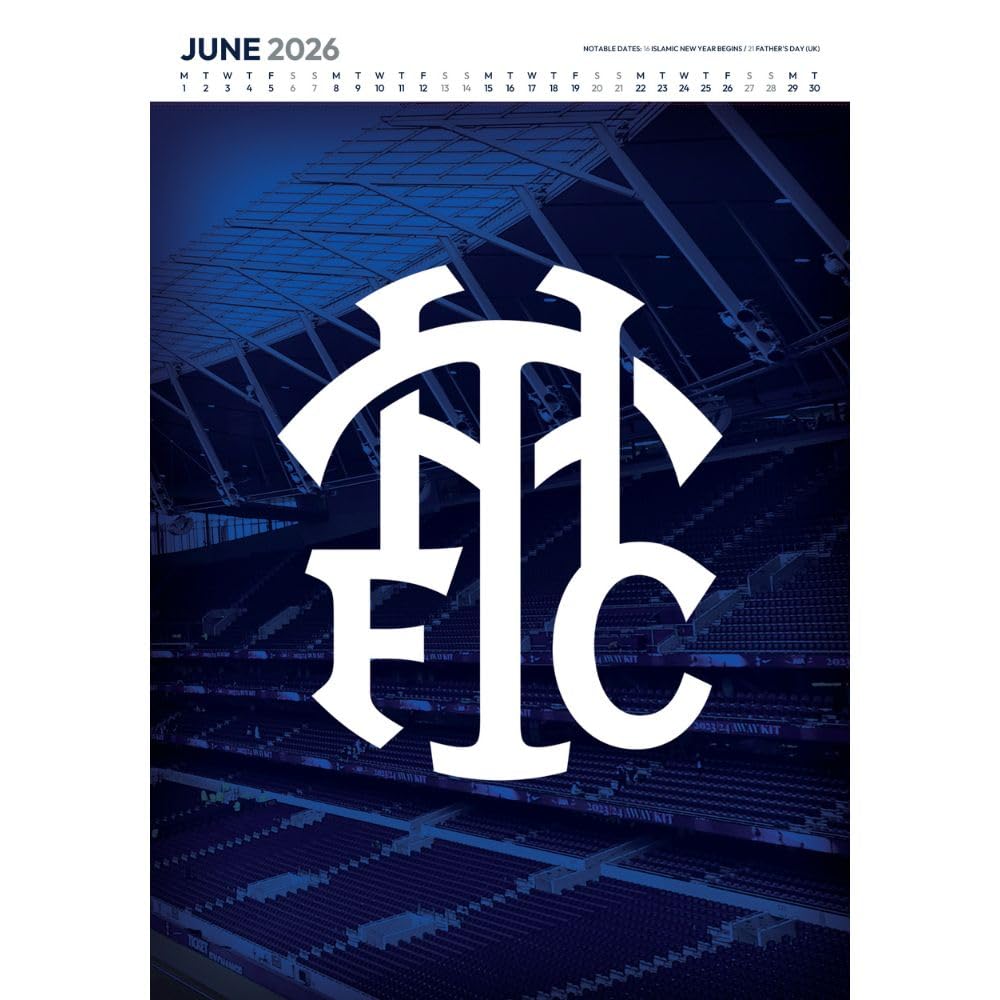 Tottenham Hotspur FC Deluxe Calendar 2026 - Morton’s football vault