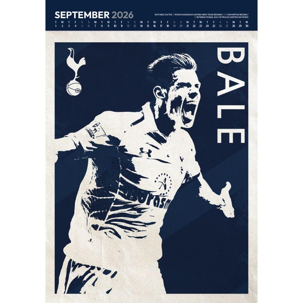 Tottenham Hotspur FC Deluxe Calendar 2026 - Morton’s football vault