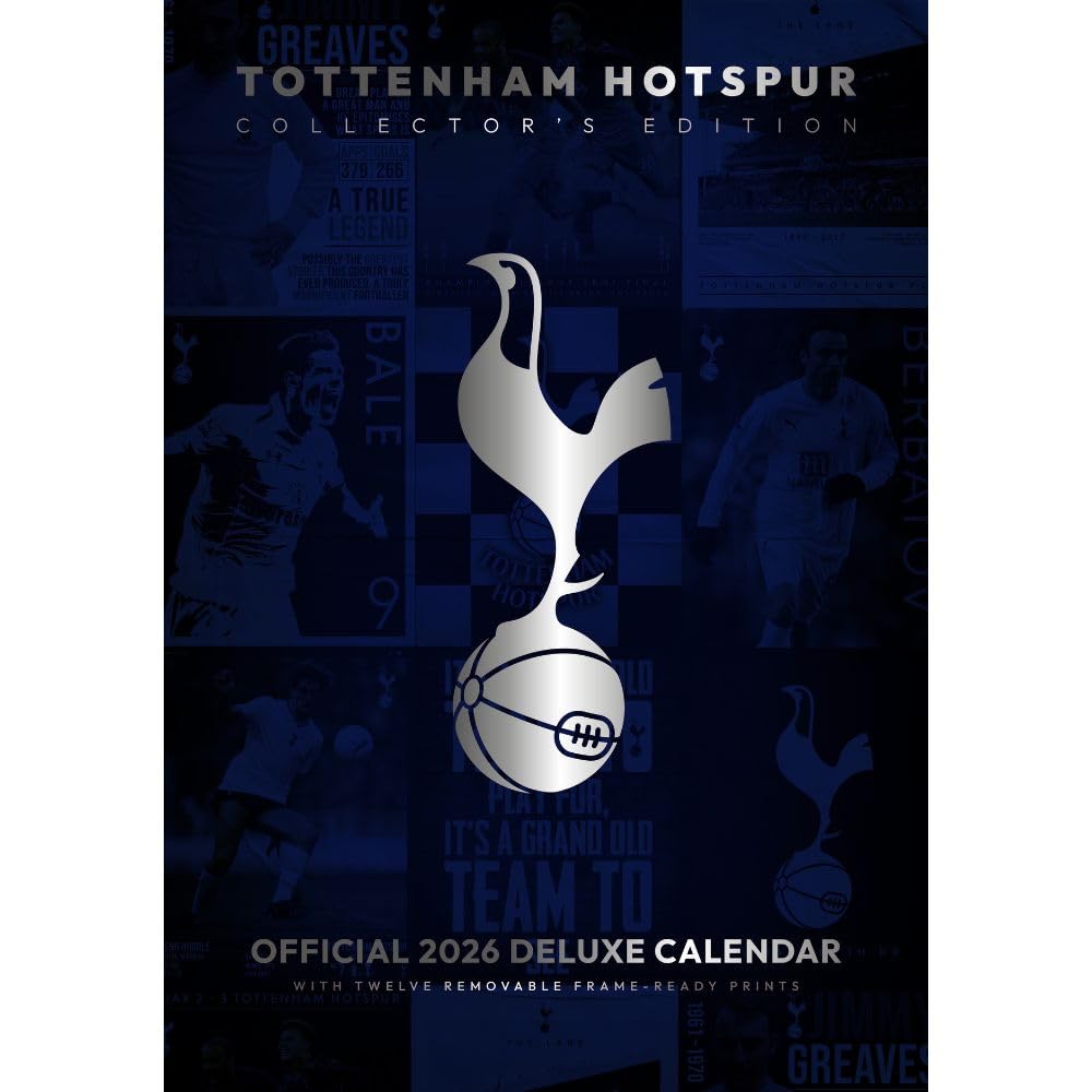 Tottenham Hotspur FC Deluxe Calendar 2026 - Morton’s football vault
